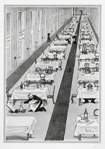 Roast Fowl Today, from Some Frightful War Pictures, 1915 by William Heath Robinson